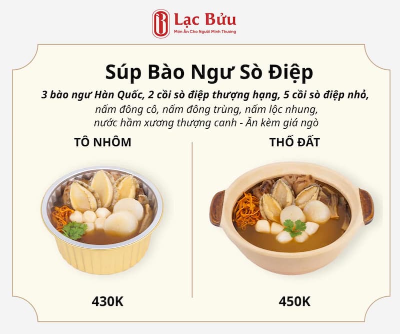 Súp bào ngư sò điệp