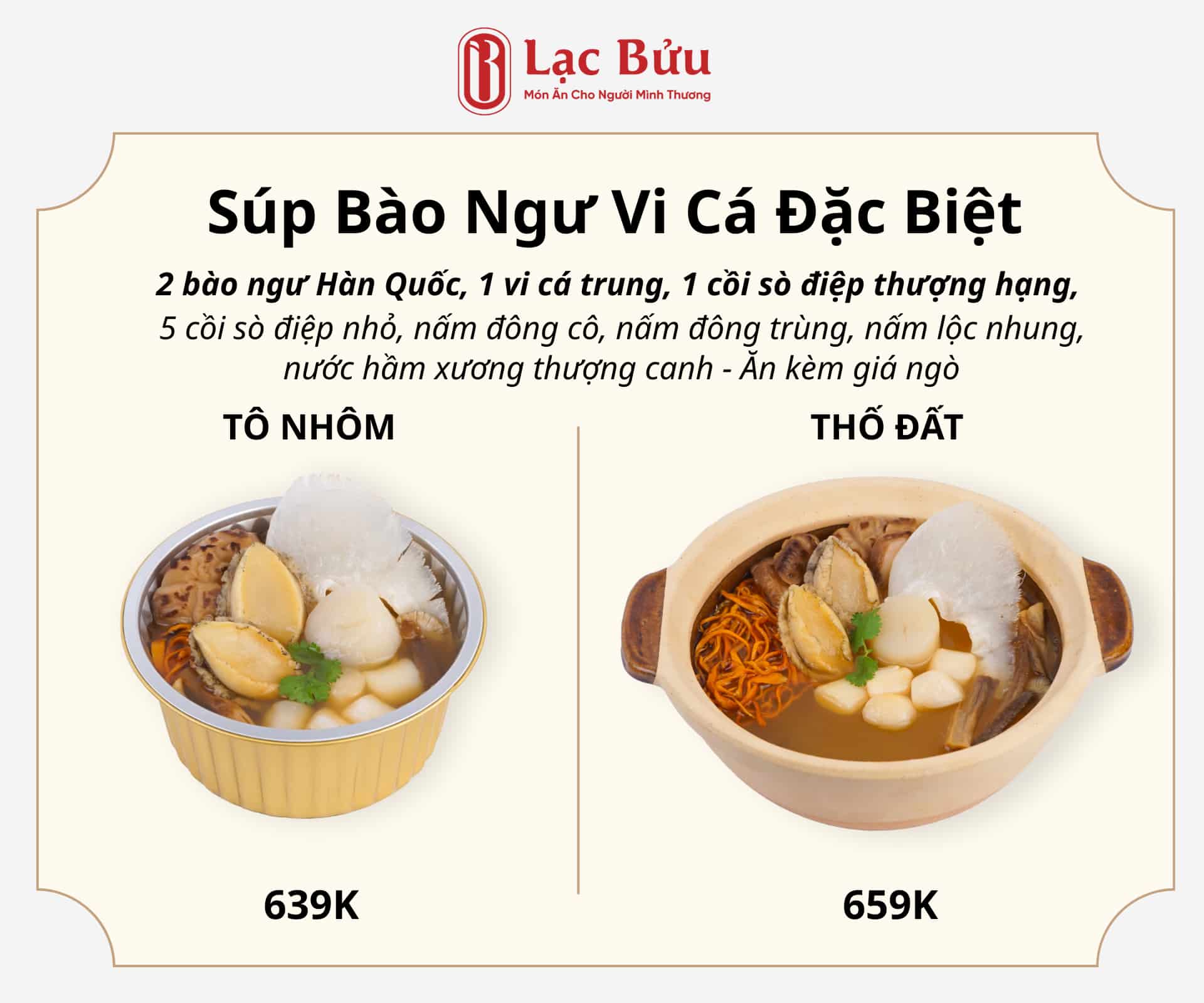 Súp bào ngư vi cá