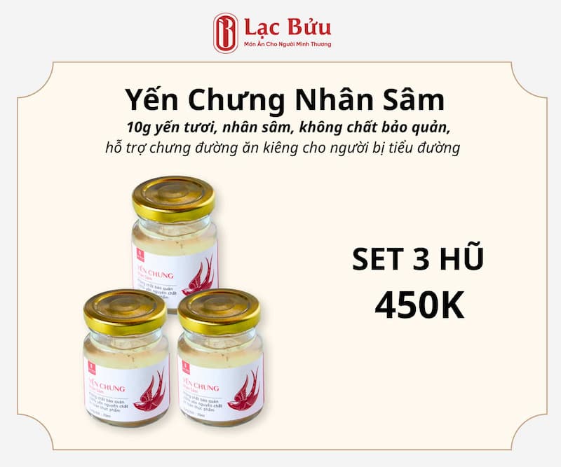 Yến Chưng Nhân Sâm