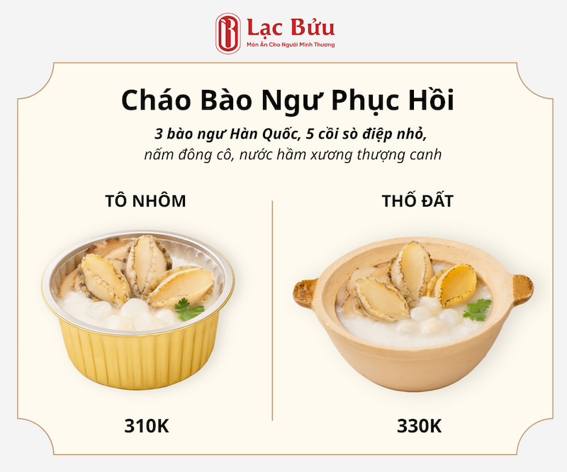 Cháo Bào Ngư Phục Hồi