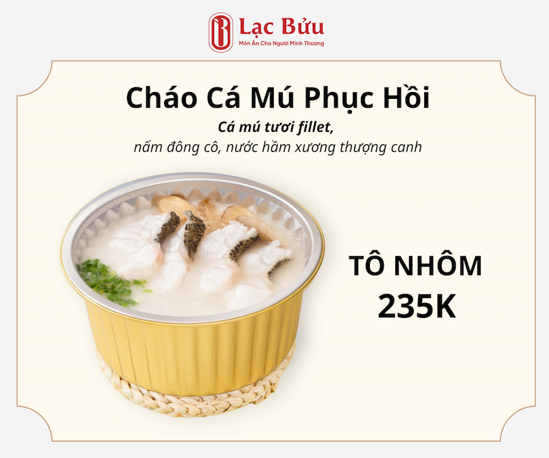 Cháo Cá Mú Phục Hồi