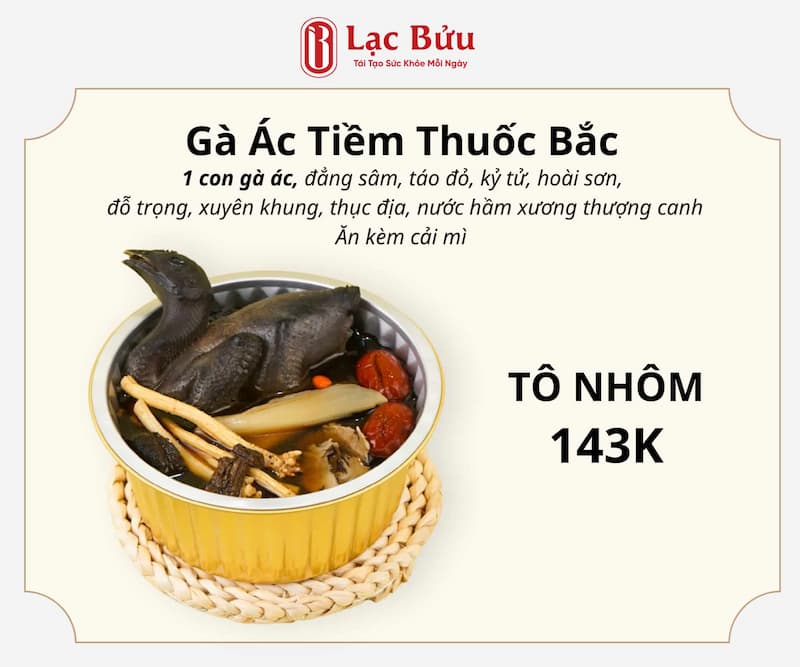 Gà Ác Tiềm Thuốc Bắc